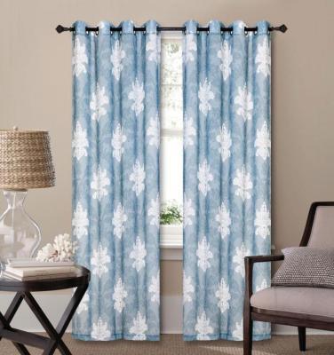 China Other 1pc China Supplier Microfiber Window Curtain With 7 Loops for sale