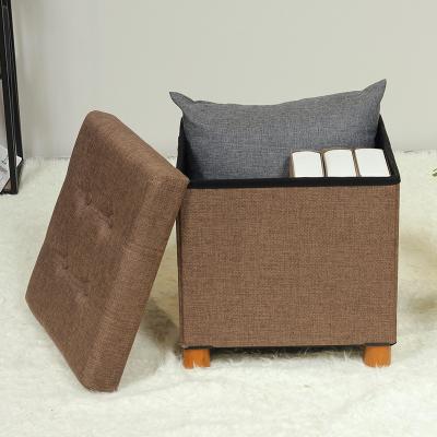 China Bailey Foldable Customized Best Quality Factory Wholesale Foldable Storage Stool Canvas Stool With Tray for sale