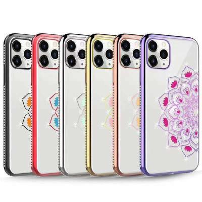 China Factory Price Silicon Plating TPU With Design Pattern For iPhone 11 Cell Phone Case for sale