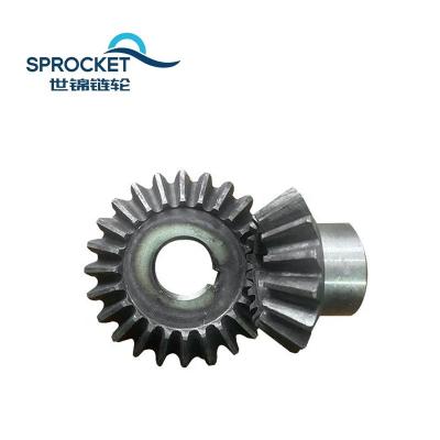 China Used in various industries hardware spare parts transmission gear carbon steel carbon steel machining bevel gear for sale