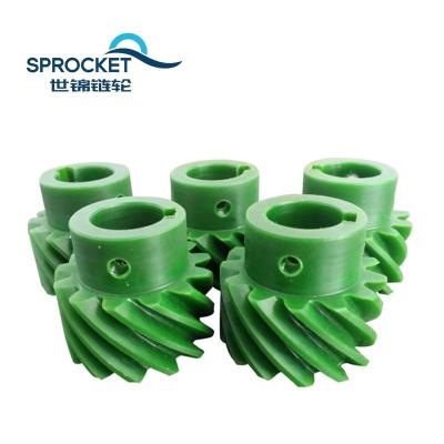 China Used in various industries high temperature plastic worm crown bevel gear wheel for sale