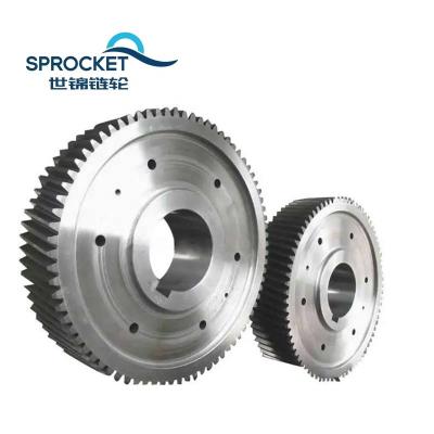 China Used In Various Of Industries OEM Factory High Quality Differential Helical Gears Double Wheel Stainless Steel Worm Gear for sale