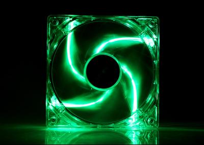 China Hot140x140x25mm dc fan 3pin green led light 140mm Fans for sale