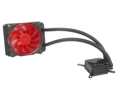 China 120mm LED fan pc aluminum & copper pwm cpu liquid cooling cooler for sale