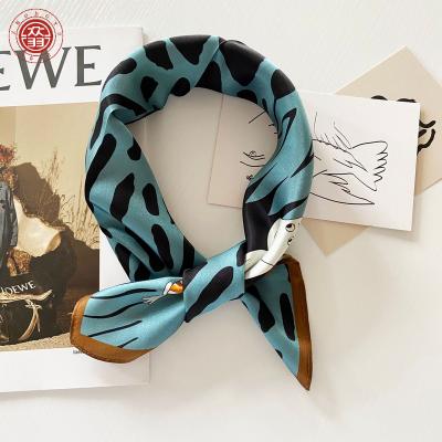 China Wholesale four season South Korea scarf aging silk spring girl hair band and autumn fashion small silk decoration scarf with hand gifts for sale