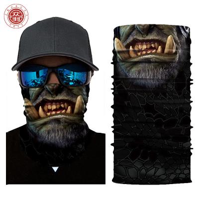 China Tubular Zhong Yu Face Mask Neck Cuff Breathable Anime Printed Bandana for sale