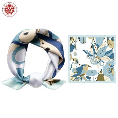 China Zhong Yu Professional Hot Factory Hot Factory Custom Women's Silk Chiffon Scarf 100% Chiffon Scarf Brand OEM To Customize Picture for sale