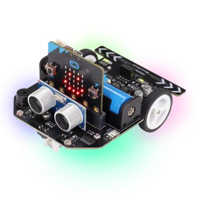 China Education Freenove Micro:Rover Kit for BBC Micro:Bit V2 Obstacle Avoidance Light-Find Line-Tracking Remote Control Game Melody for sale