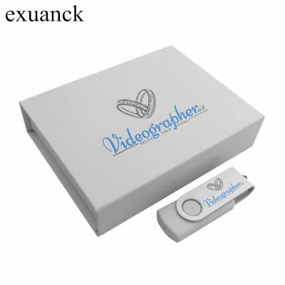 China Exuanck Metal U Disk Custom Logo USB 2.0 Drive 64GB 32GB 16GB 8GB 4GB Usb Flash Memory Card Get Married Photography Gift for sale