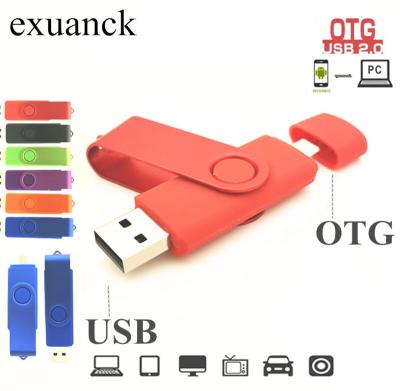 China Multifunction Leather Exuanck USB Flash Stick 32gb 16gb 8gb 4g Pen Drive Usb Otg 2.0 Pendrive 64gb Drive Cle For Micro Mobile Phone for sale