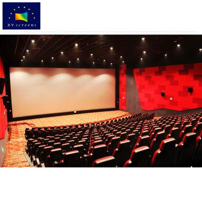 China XYSCREENS 500inch Large Electric Remote Control Projector Screen For Movie Theater for sale