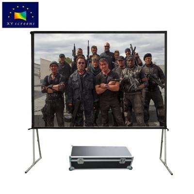 China View Front And Rear Portable Quick Folding Projection Screen / Projector 100-400 Inch for sale