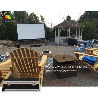 China Russia hot sale X/Y screens portable projection s creen indoor movie theater portable Quick-folding projector/outdoor screen with legs and stand case HD/4K/3D for sale