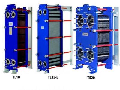 China Promotional stocked  max 102 ㎡ TL6 gasket deep blue frame Stainless steel plate heat exchanger wholesale for sale