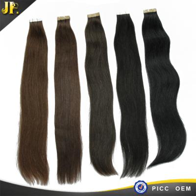 China Straight Wave Colors For Lady Wavy Tape Hair Perfect Extension Super Good Quality All Brazilian Hair Double Layers 2-3pieces for sale