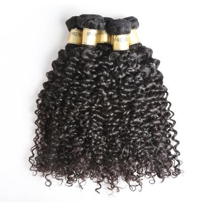 China JP 100% Mink Curly Brazilian Virgin Remy Human Hair Extension Wholesale Virgin Hair Weave Bundles Wave Hair Weave Bundles For Black Women for sale