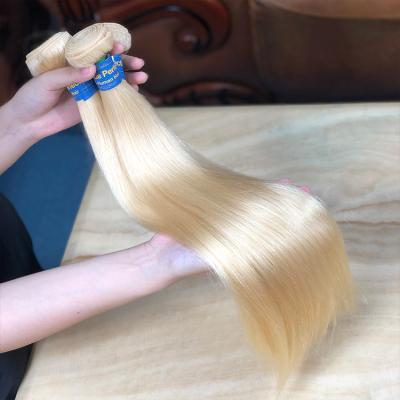 China Jinpai Straight Hair Russian Hair JP 613# Cuticle Aligned Virgin Blonde Hair for sale