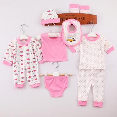 China Hot Sales Anti-Shrink High-end Baby Clothes Gift Newborn Spring And Autumn Newborn Girls Boys Baby Set Newborn for sale