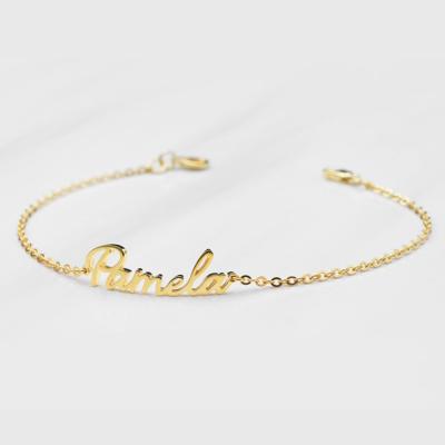 China TRENDY Meaningful Necklace Stainless Steel Jewelry Personalized 14k Gold Plated Necklace for sale