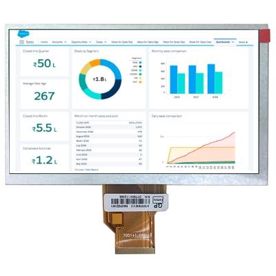 China electronic display screen 7 inch lcd display module, 7 inch tft lcd module 800x480 ssd1963 for sale