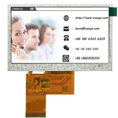 China Broken Fix Phone Screen 4.3 Inch Resistive Touch Screen LCD Display Panels for sale