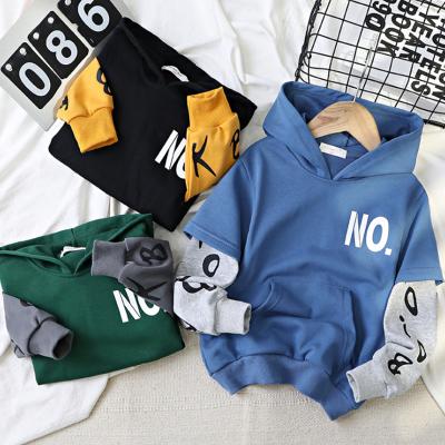 China Boys Hoodie Pullover Crewneck Loose Quilting Hoodie For Boys Cotton Hoodies Kids for sale