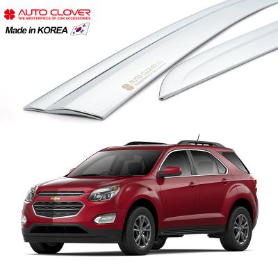 China Business/Luxury AUTOCLOVER For Chevrolet EQUINOX Chrome Door Shade Sun Window Shades Rain Guard Deflector Vent Visor B492 for sale