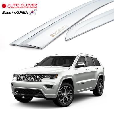 China Business/Luxury AUTOCLOVER For Jeep Grand Cherokee Chrome Window Shade Sun Door Shades For Car Rain Guard Deflector Side Rain Guard D668 for sale