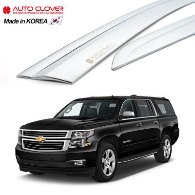 China Business/Luxury AUTOCLOVER For 2014 Chevrolet Suburban Chrome Door Sun Shades Rain Shades For Car Sun Wind Car Window Deflector Vent D621 for sale