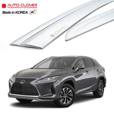 China Business/Luxury AUTOCLOVER For Lexus RX200350 Chrome Door Visor Sun Visor Sun Door Deflector Vent D702 for sale