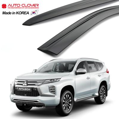 China Business / Luxury AUTOCLOVER For Mitsubishi Pajero Sports Rover Velar Door Visor Sun Window Sun Shade Rain Side Guard Vent Visor D752 for sale