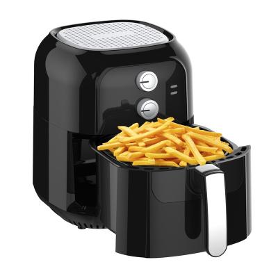 China MSF 1400W Protection Kitchen Appliances Air Overheat Fryer 5.5 Liter Oil Free Spin Fryer for sale