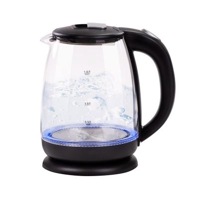 China 360 Degree Base MSF Rotation Electric Glass Kettle Cordless Glass Kettle for sale