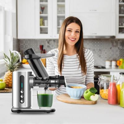 China Hotel MSF 2021 Horizontal Low Speed ​​Carrot Juicer Slow Juicer for sale