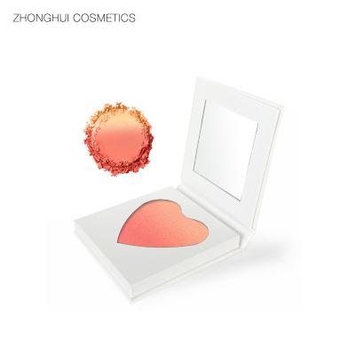 China CCN4364Unique Design Customized Logo Blusher Makeup Blush Palette Matte Cardboard Cosmetics Waterproof Gradient Facial Blusher for sale