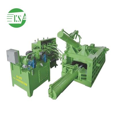 China Scrap metal baler in cylinder column Y81-160 automatic baler machine stainless steel hydraulic cylindrical type metal scrap shear baler machines for sale for sale