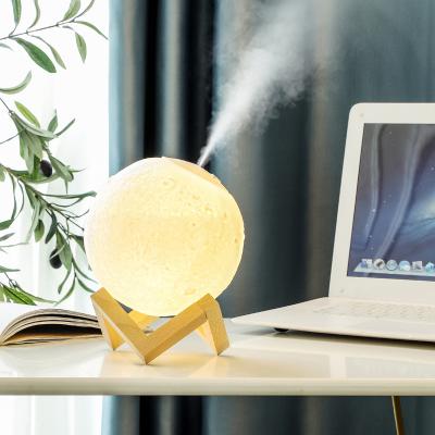 China Newest Second Gear Adjustment Car Air Humidifier Wireless Humidification Essential Oil Aroma Diffuser With Night Light for sale