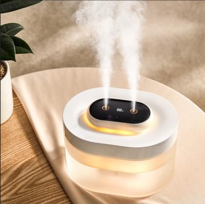 China Direct Home Use Bedroom Supplier Factory Direct Large Capacity Double Nozzles Mist Diffuser Double Silence Nozzles Air Purifying Timing Humidifier for sale