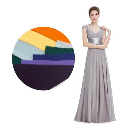 China Korean fabric simple soft compound chiffon fabric wholesale Shrink-resistant fabric lot ITY for woman dress summer for sale