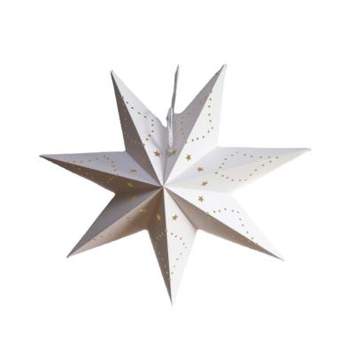 China China Wholesale 3D Hanging Christmas Hanging Star Paper Star For Christmas Tree Decor for sale