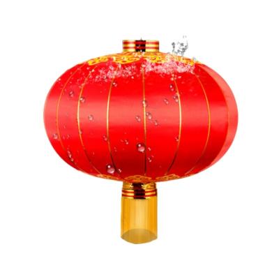 China China Traditional Red Chinese Silk Lantern Outside Spring Festival Red Lantern Hanging for sale