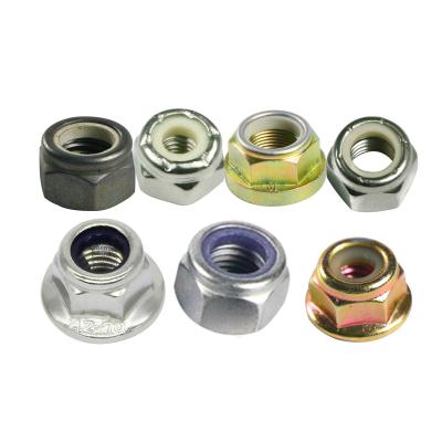 China Heavy Industry JM Brand M6 M8 Nylon Cap Lock Nut Galvanized Stainless Steel DIN 982 985 Insert Nylon Lock Nuts for sale