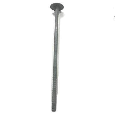 China Stainless steel timer bolts long bolt with mushroom head for marine timer bolt price for sale