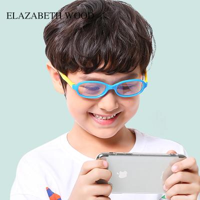 China Fashion Kids Frame Rubber Filter Blue Light Blocking Glasses for sale