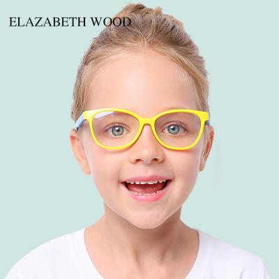 China Fashion Optimum Blocker Clear Optical Blue Reading Glasses For Kids for sale