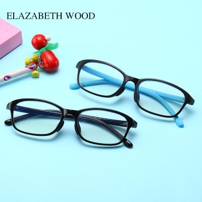 China Wholesale Fashion Fashion Block Blue Light Glasses Frame For Kids for sale