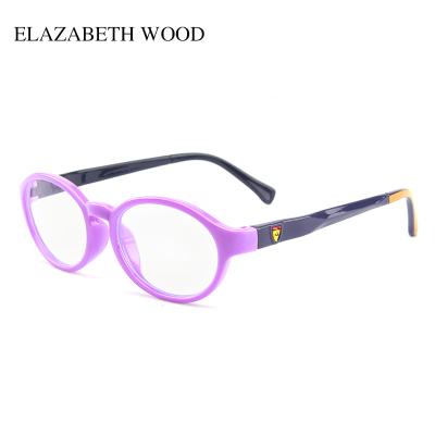 China Cute Fashion Kids Silicone Anti Ray Computer Glasses Blue Frame for sale