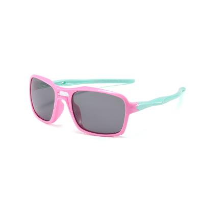 China Fashion Sunglasses Wholesale Branded Square UV400 Kids Polarized Sunglasses for sale