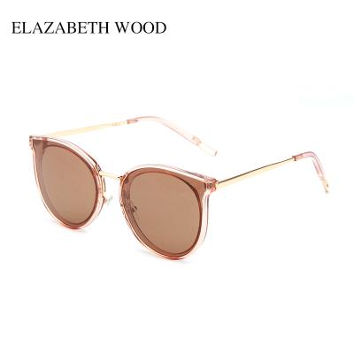 China High Quality Color Film Lenses Fashion Metal Polarized Sunglasses For Women for sale