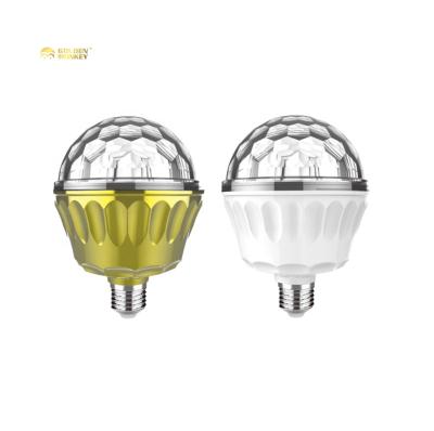 China Hotel LED bulb E27 support bule tooth connection speaker bulb 12W wireless music playing disco party lamp color changing stage light for sale